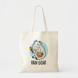 Van Goat Funny Artist Pun Tote Bag