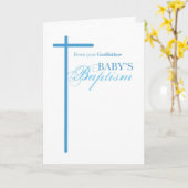 Van Godmoeder op het baptisme van de jongen, Blue  Kaart (Gele Bloem)