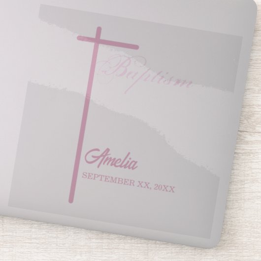 Van Godmother over de doop van het meisje geperson Sticker (Detail)