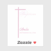 Van Godmother over de doop van het meisje geperson Sticker (Vel)