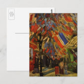 Van Gogh; 14 juli: Viering in Parijs Briefkaart (Voorkant / Achterkant)