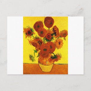 Van Gogh 15 Zonnebloemen Briefkaart