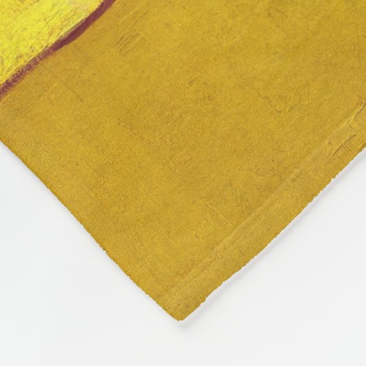 Van Gogh 15 zonnebloemen in een vasje Fleece Deken (Hoek)