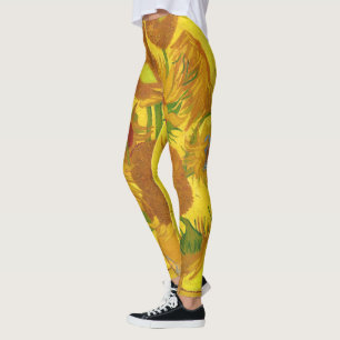 Van Gogh 15 zonnebloemen in een vasje Leggings