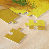 Van Gogh 15 zonnebloemen in een vasje Legpuzzel (Zijkant)