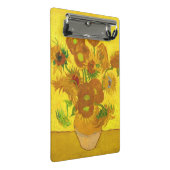Van Gogh 15 zonnebloemen in een vasje Mini Klembord (Schuin)