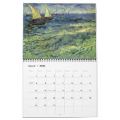 Van Gogh 18 maanden Back-to-School kalender (Mar 2026)