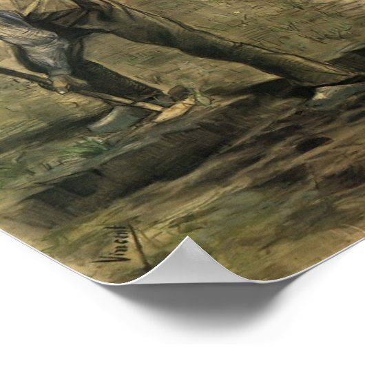 Van Gogh - A Digger Poster (Hoek)