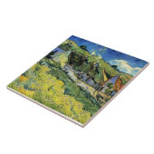 Van Gogh - A Group of Cottages Tegeltje (Zijkant)