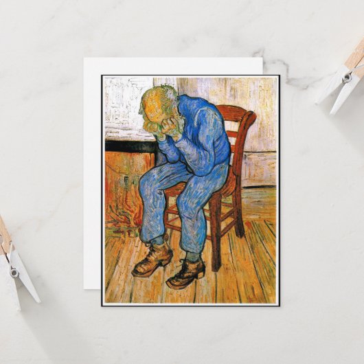 Van Gogh - Aan de poort van de eeuwigheid Kaart (Voorkant / Achterkant in situ)