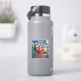 Van Gogh aan de rivier – Boho Van Life Des Sticker