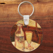 Van Gogh Absint Vintage Impressionisme Stilleven Sleutelhanger (Voorkant)