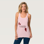 Van Gogh Abstract Red Heart Face Tanktop (Volledige Voorkant)