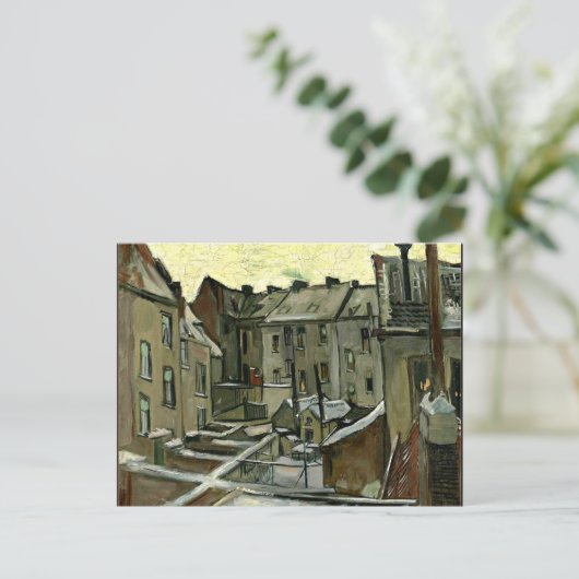 Van Gogh - Achterwerven in Antwerpen Briefkaart (Staand voorkant)