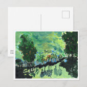 Van Gogh-achtig landschap briefkaart (Voorkant / Achterkant)