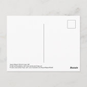 Van Gogh-achtig landschap briefkaart (Achterkant)