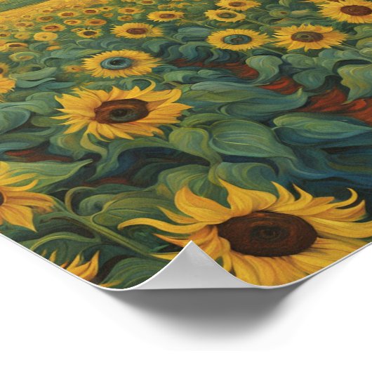 Van Gogh Air Craft Landing Poster (Hoek)