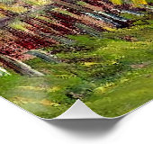 Van Gogh - Alloment met Zonnebloem Perfect Poster (Hoek)