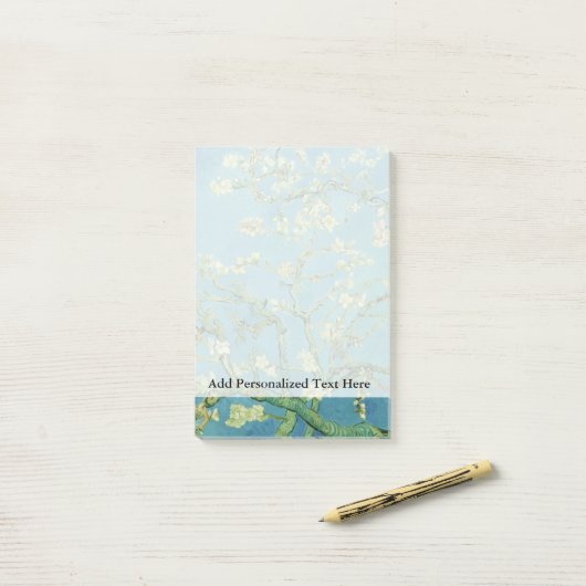 Van Gogh | Almond Blossom | 1890 Post-it® Notes (Op bureau)