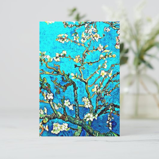Van Gogh - Almond Blossom Bedankkaart (Staand voorkant)