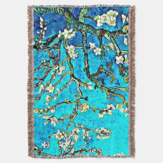Van Gogh - Almond Blossom, beroemd schilderij Deken (Voorkant Verticaal)