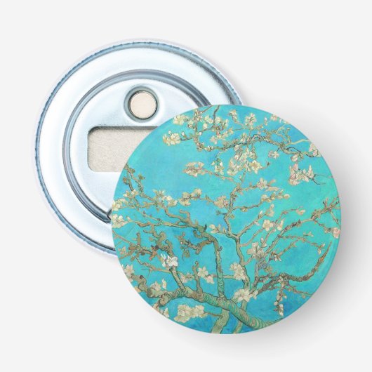 Van Gogh Almond Blossom Button Flesopener (Voorkant)