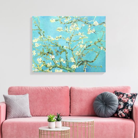 Van Gogh Almond Blossom Canvas Afdruk (Insitu (Woonkamer))