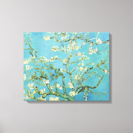 Van Gogh Almond Blossom Canvas Afdruk (Voorkant)