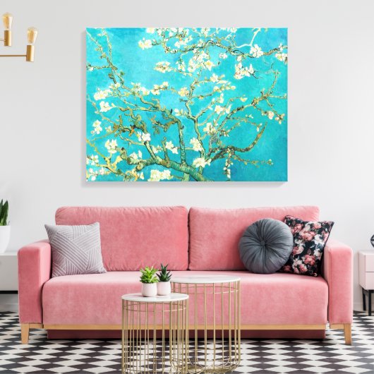 Van Gogh Almond Blossom Canvas Afdruk (Insitu (Woonkamer))