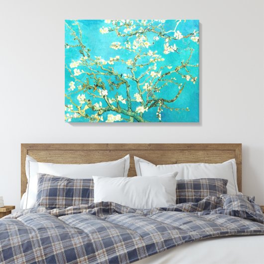 Van Gogh Almond Blossom Canvas Afdruk (Insitu (Slaapkamer))