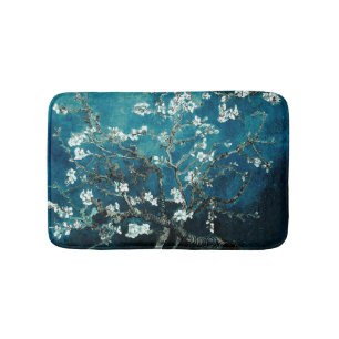Van Gogh Almond Blossom Dark Blauwgroen Badmat