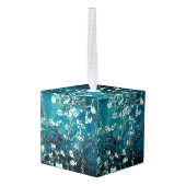 Van Gogh Almond Blossom Dark Blauwgroen Decoratie (Achter hoekig)