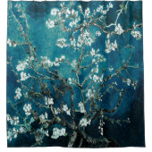 Van Gogh Almond Blossom Dark Blauwgroen Douchegordijn (Voorkant)
