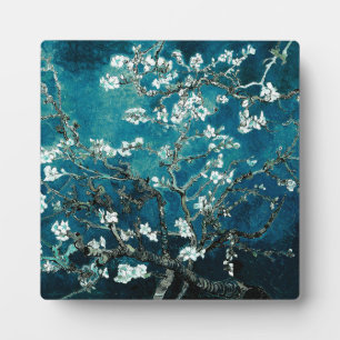 Van Gogh Almond Blossom Dark Blauwgroen Fotoplaat