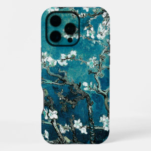 Van Gogh Almond Blossom Dark Blauwgroen iPhone 16 Pro Max Hoesje