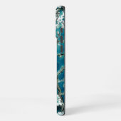Van Gogh Almond Blossom Dark Blauwgroen iPhone Hoesje (Linkerkant)