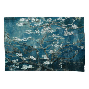 Van Gogh Almond Blossom Dark Blauwgroen Kussensloop