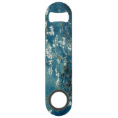 Van Gogh Almond Blossom Dark Blauwgroen Speed Flessenopener (Achterkant)