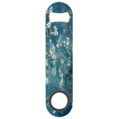 Van Gogh Almond Blossom Dark Blauwgroen Speed Flessenopener (Voorkant)