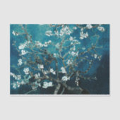 Van Gogh Almond Blossom Dark Blauwgroen Tissuepapier (Voorkant)