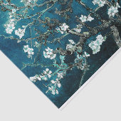 Van Gogh Almond Blossom Dark Blauwgroen Tissuepapier (Detail)