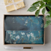 Van Gogh Almond Blossom Dark Blauwgroen Tissuepapier (Geschenk)