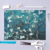 Van Gogh Almond Blossom Dark Blauwgroen Tissuepapier (Craft)