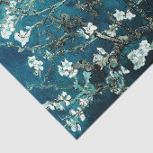 Van Gogh Almond Blossom Dark Blauwgroen Tissuepapier (Detail)
