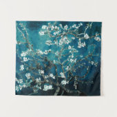 Van Gogh Almond Blossom Dark Blauwgroen Wandkleed (Voorkant (horizontaal))