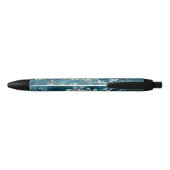 Van Gogh Almond Blossom Dark Blauwgroen Zwarte Inkt Pen (Achterkant)