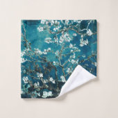Van Gogh Almond Blossom : Donker Blauwgroen Bad Handdoek (Wasdoekje)