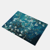 Van Gogh Almond Blossom : Donker Blauwgroen Deurmat (Schuin)