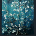 Van Gogh Almond Blossom : Donker Blauwgroen Douchegordijn<br><div class="desc">"Maak van uw badkamer een meesterwerk" Maak van uw badkamer een kunstzinnige oase met dit douchegordijn met Van Gogh's amandelbloesems op een donker blauwgroen decor. Het opvallende bloemenontwerp creëer is een gewaagd statement-stuk dat uw ruimte onmiddellijk verheft met tijdloze elegantie. Gemaakt om lang mee te gaan, combineert het praktische functie...</div>