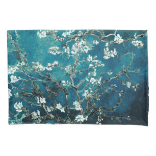 Van Gogh Almond Blossom : Donker Blauwgroen Kussensloop